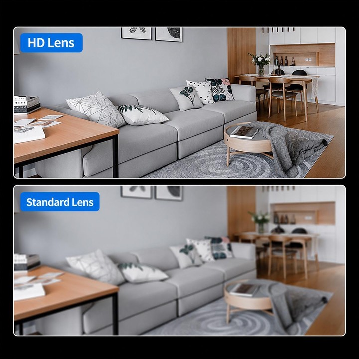 K12 Wireless WIFI Home Security Camera, Supports HD Night Vision and Two-Way Audio(White)