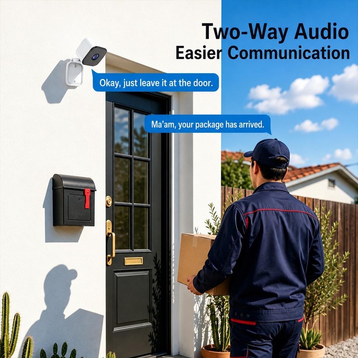 K13 HD Wireless Window Camera WIFI Home Security Camera(White)