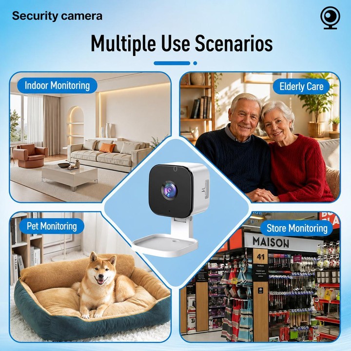 K13 HD Wireless Window Camera WIFI Home Security Camera(White)