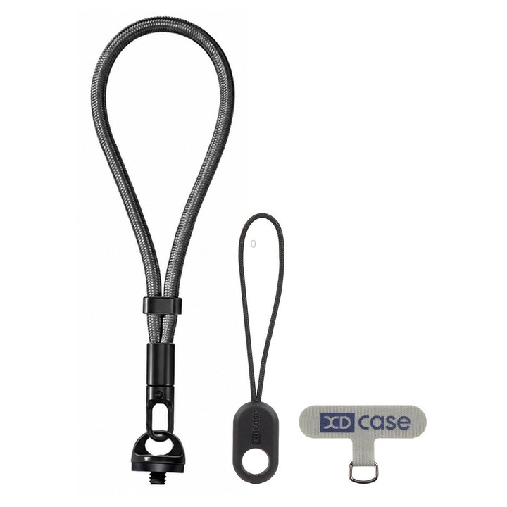 XDcase 4-in-1 Set Camera Wrist Strap Phone Lanyard for DJI, Insta360, GoPro and Other Action Cameras(Grey)