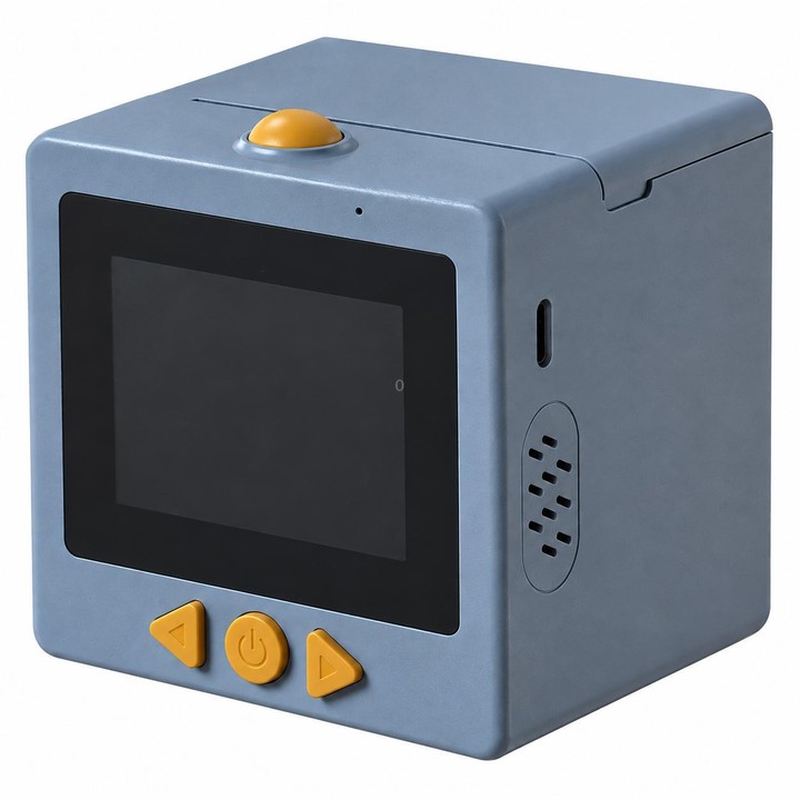D5 2.4 inch IPS Screen Portable Pocket AI Smart Voice Control Kids Thermal Printer(Blue)