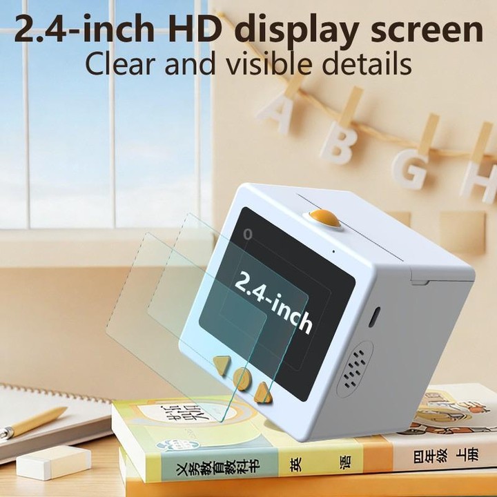 D5 2.4 inch IPS Screen Portable Pocket AI Smart Voice Control Kids Thermal Printer(Green)