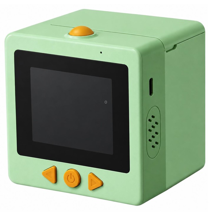 D5 2.4 inch IPS Screen Portable Pocket AI Smart Voice Control Kids Thermal Printer(Green)