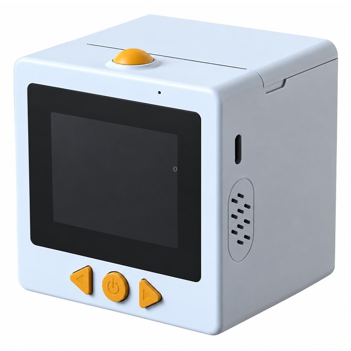 D5 2.4 inch IPS Screen Portable Pocket AI Smart Voice Control Kids Thermal Printer(White)