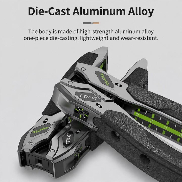 FTS-01 Optical Fiber Drop Cable Stripper for 2-3mm Butterfly Drop Cable Fiber Optic Cable Stripping Tool(Grey)