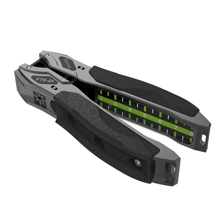 FTS-01 Optical Fiber Drop Cable Stripper for 2-3mm Butterfly Drop Cable Fiber Optic Cable Stripping Tool(Grey)