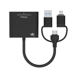 3 in 1 CFA Express-A High-Speed ​​Gigabit Card Reader(Black)