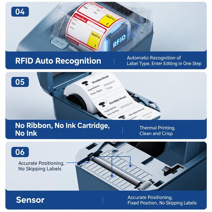NIIMBOT K3 Thermal Label Printer Kit 6(US Plug)