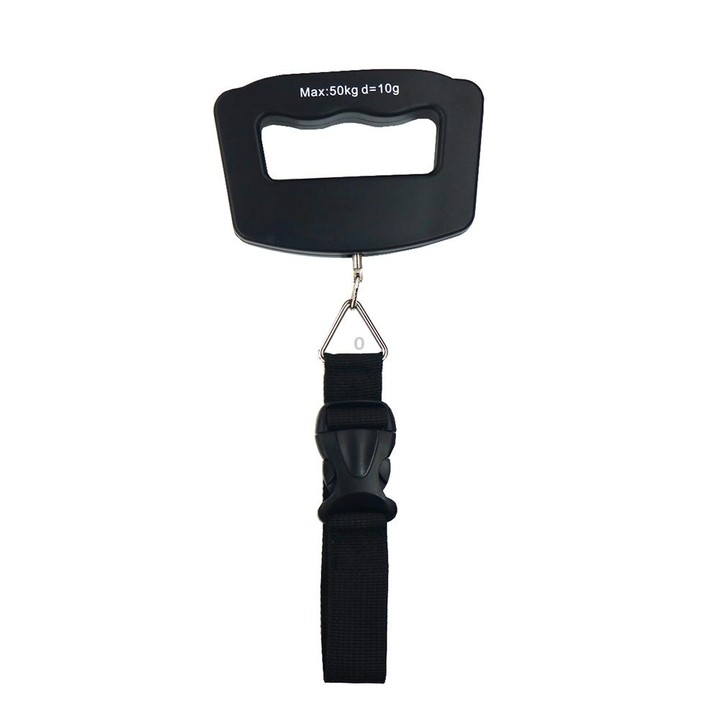 A09 50kg x 10g Handheld Digital Electronic Luggage Belt Scale Balance Device with 1.7 inch LCD Screen