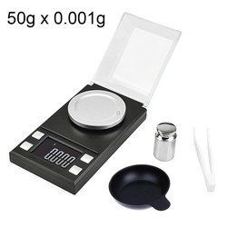 MH-8028 50g x 0.001g High Accuracy Digital Electronic Portable Jewelry Diamond Gem Carat Lab Weight Scale Balance Device with 1.