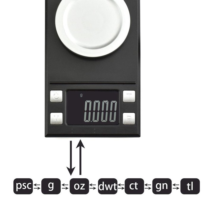 MH-8028 50g x 0.001g High Accuracy Digital Electronic Portable Jewelry Diamond Gem Carat Lab Weight Scale Balance Device with 1.