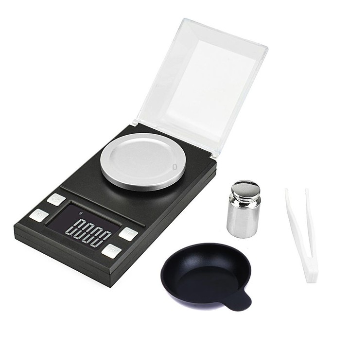 MH-8028 100g x 0.001g High Accuracy Digital Electronic Portable Jewelry Diamond Gem Carat Lab Weight Scale Balance Device with 1