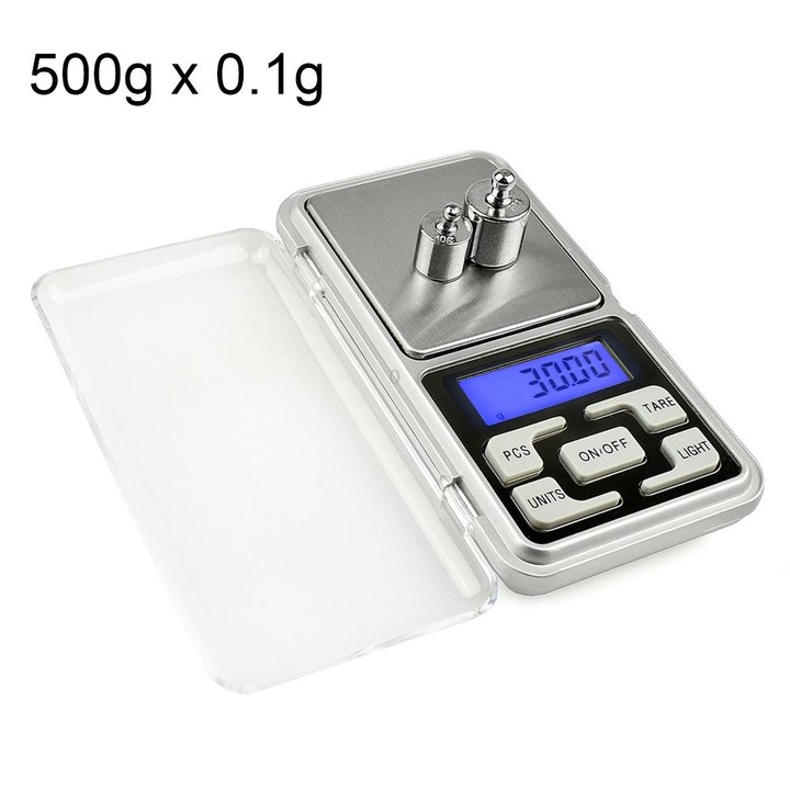 MH-100 500g x 0.1g High Accuracy Digital Electronic Portable Mini Pocket Scale Mobile Phone Weighing Scale Balance Device with 1