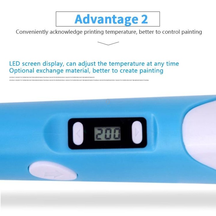 Hand-held 3D Printing Pen, UK Plug (Yellow)