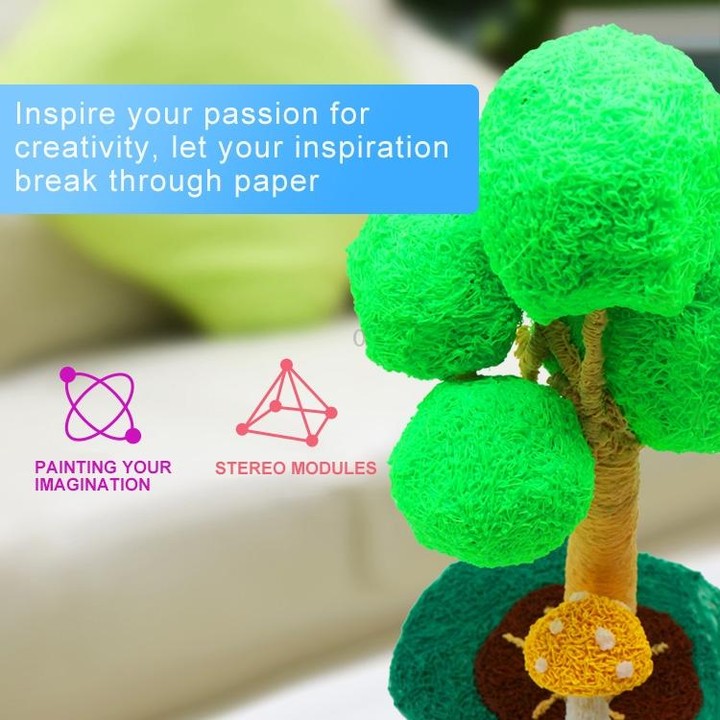 Hand-held 3D Printing Pen, UK Plug (Yellow)