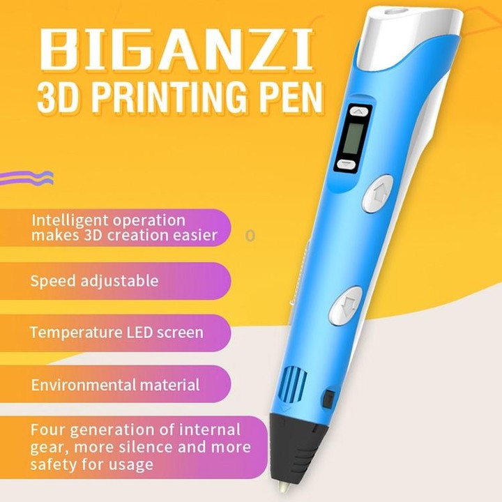 Hand-held 3D Printing Pen, USB Plug(Purple)