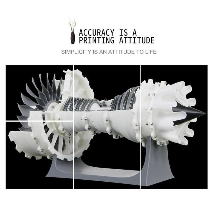 JGAURORA A5S Desktop High Precision Metal Plate Frame Three-Dimensional Physical 3D Printer
