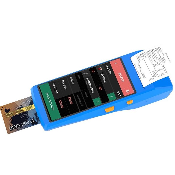 PDA-5501 Multi-function 5.5 inch IPS Screen IP65 Protection All-in-one Intelligent Terminal, Built-in Thermal Line Printer & MIC