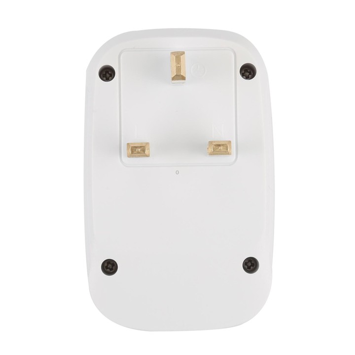 NK-823 2000W Dual USB Travel Charger Power Adapter Socket, UK Plug