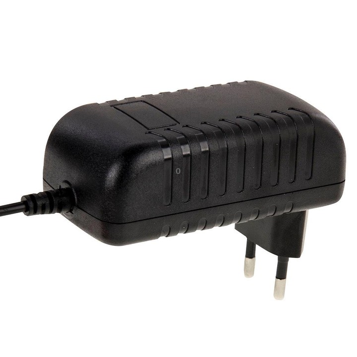 EU Plug AC 100-240V to DC 12V 5A Power Adapter, Tips: 5.5 x 2.1mm, Cable Length: about 1.2m (Black)