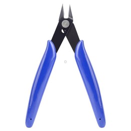 170 Electronic Pliers Diagonal Side Cutting Cable Wire Cutter Repair Hand Tool(Dark Blue)
