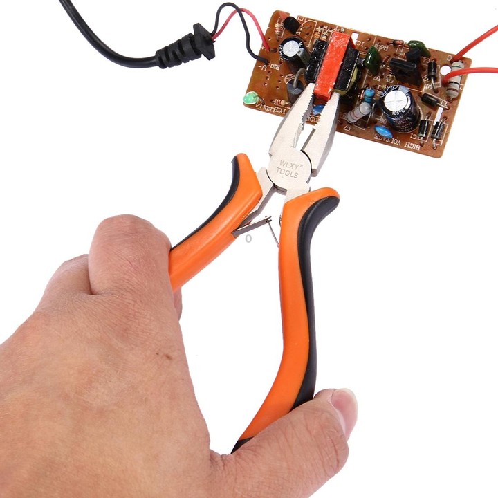 WLXY 4.5 inch Electronic Pliers Cutting Pliers Repair Hand Tool