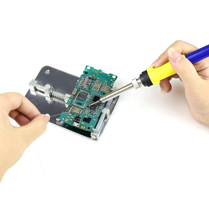 BAKU BK-601D AC 220V LED Display 2 in 1 Hot Air Gun Soldering Iron Soldering Station