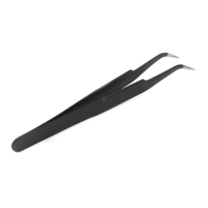 JIAFA JF-604 Curved Tip Tweezers (Black)