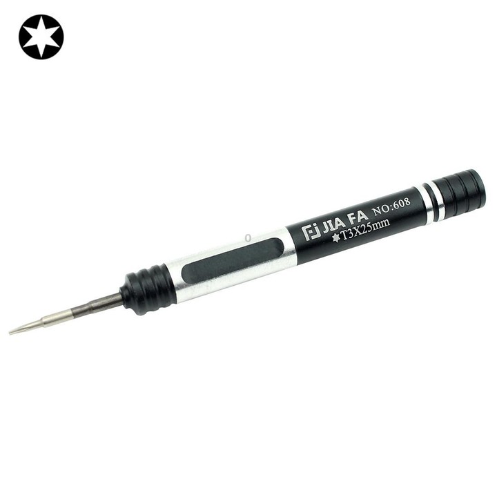 JIAFA JF-608-T3 Torx T3 Mobile Phone Repair Screwdriver (Black)