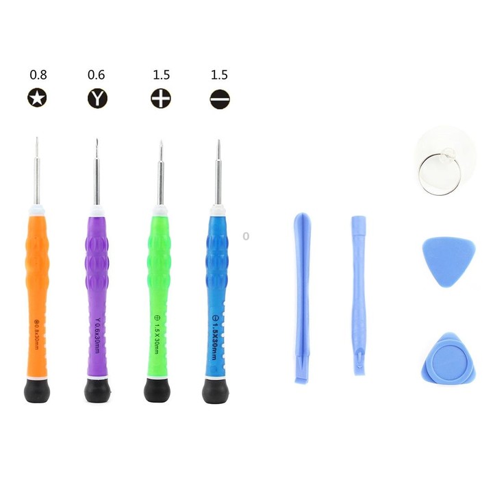 JIAFA JF-612-1 9 in 1 Repair Tool Set for iPhone / Samsung