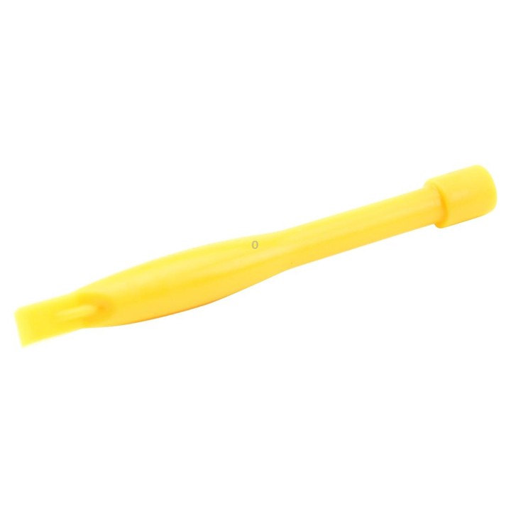 10 PCS Mobile Phone Repair Tool Spudgers (5 PCS Round + 5 PCS Square)(Yellow)