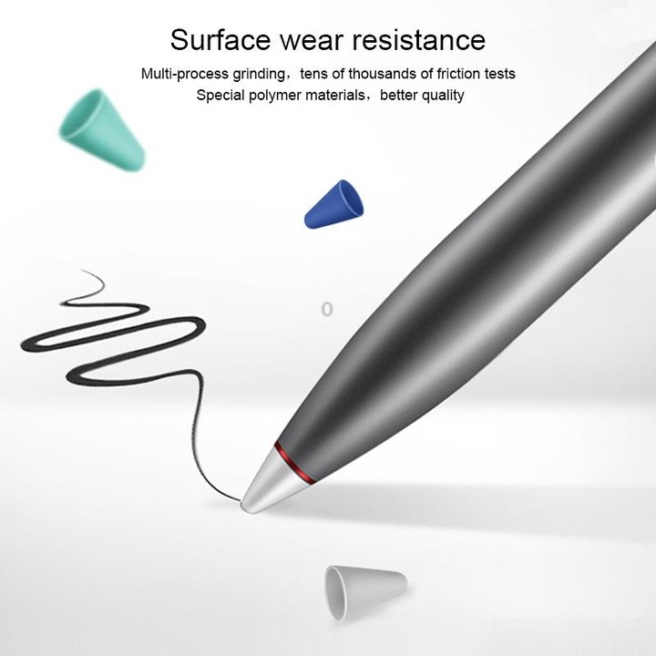 8 PCS Non-slip Mute Wear-resistant Nib Cover for M-pencil Lite (Colour)