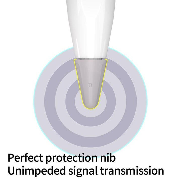 8 PCS Non-slip Mute Wear-resistant Nib Cover for M-pencil Lite (White)
