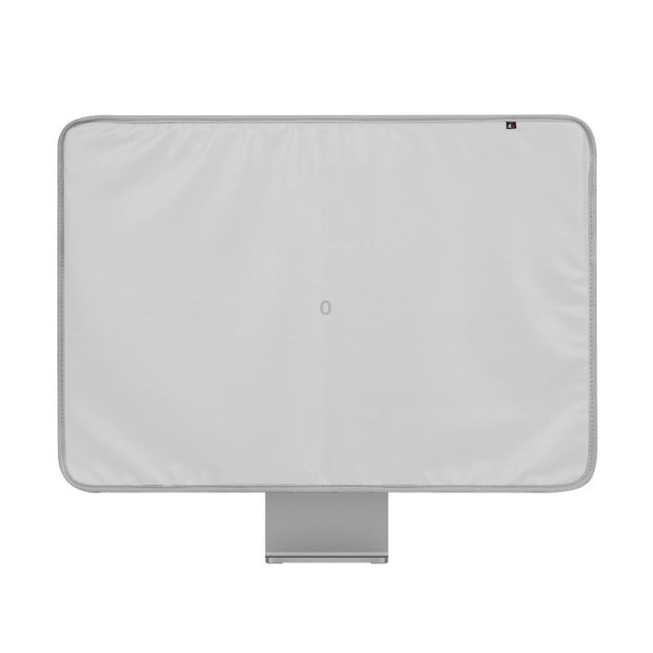 For 24 inch Apple iMac Portable Dustproof Cover Desktop Apple Computer LCD Monitor Cover with Storage Bag(Grey)