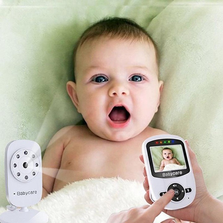 BM-SM24 2.4 inch LCD 2.4GHz Wireless Surveillance Camera Baby Monitor with 8-IR LED Night Vision, Two Way Voice Talk(White)