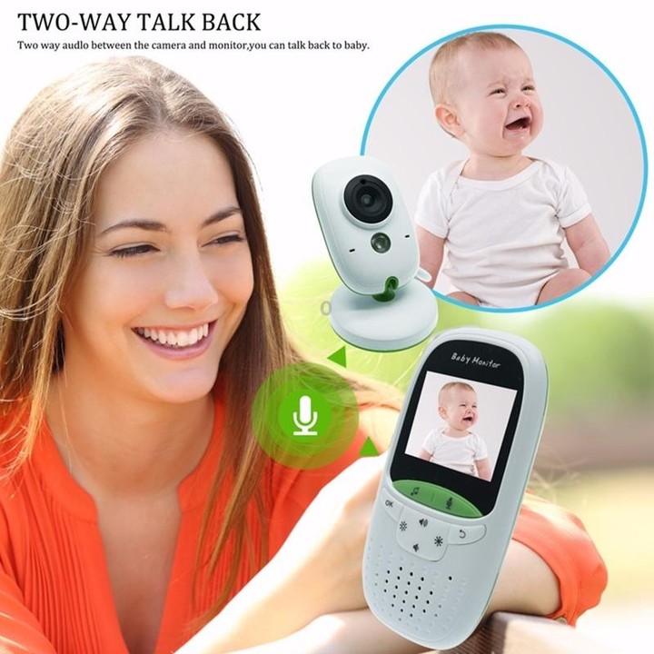 VB602 2.4 inch LCD 2.4GHz Wireless Surveillance Camera Baby Monitor, Support Two Way Talk Back, Night Vision (Grey)