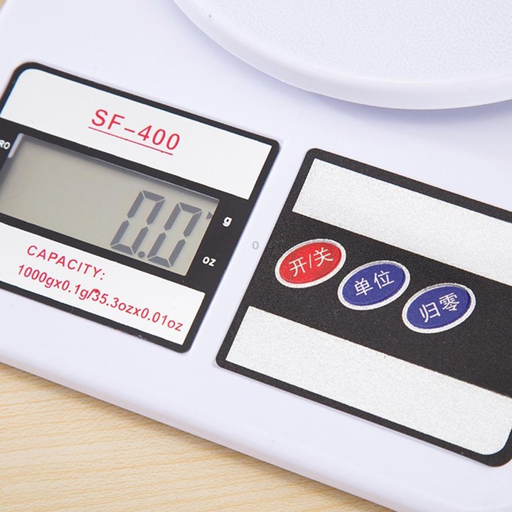1g High Accuracy Digital Electronic Portable Kitchen Scale, Maximum Weighing 1kg