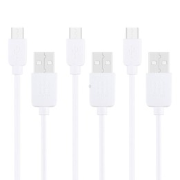 3 PCS HAWEEL 1m High Speed Micro USB to USB Data Sync Charging Cable Kits, For Samsung, Huawei, Xiaomi, LG, HTC and other Smartp