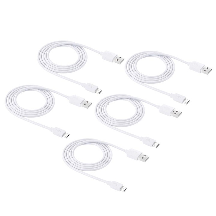 5 PCS HAWEEL 1m High Speed Micro USB to USB Data Sync Charging Cable Kits, For Samsung, Huawei, Xiaomi, LG, HTC and other Smartp