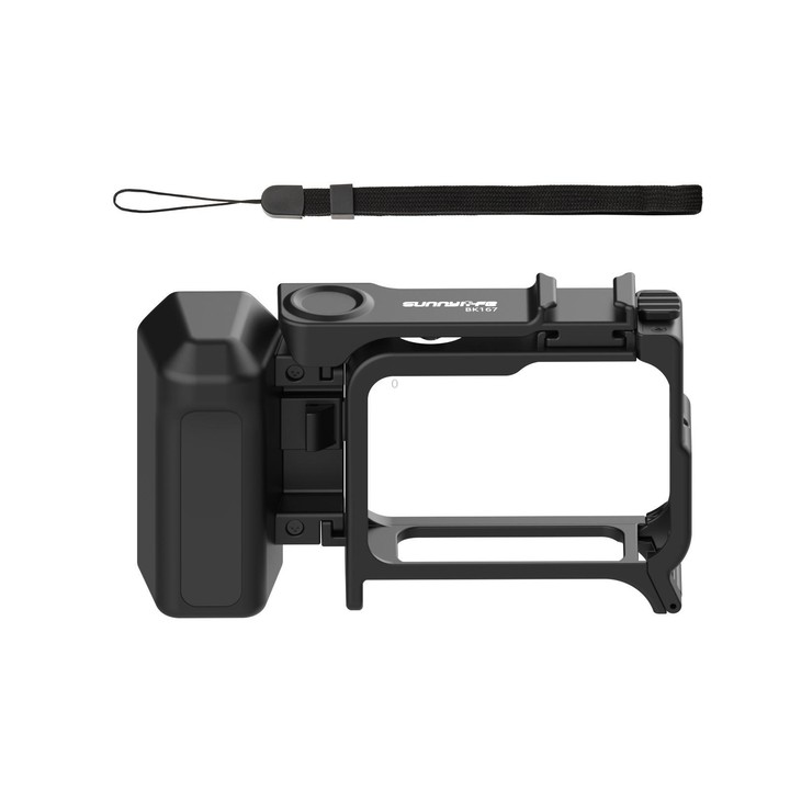 Sunnylife 2-in-1 Detachable Protective Frame & Street Photography Handle for Insta360 Ace Pro 2 / 1 (Black)