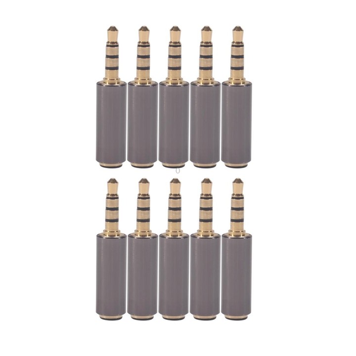 10 PCS CTIA and OMTP Earphone Microphone Universal System Conversion Plug