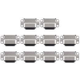 10 PCS Charging Port Connector for iPad Air 2(Black)