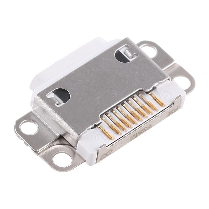 10 PCS Charging Port Connector for iPad Air 2(White)