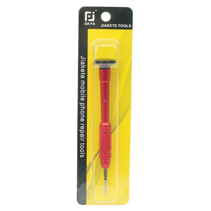 JIAFA JF-609-0.8 Pentalobe 0.8 Screwdriver for iPhone Charging Port Screws (Red)