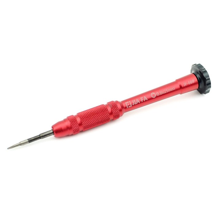 JIAFA JF-609-0.8 Pentalobe 0.8 Screwdriver for iPhone Charging Port Screws (Red)