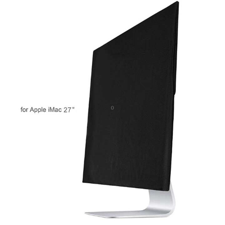 For 27 inch Apple iMac Portable Dustproof Cover Desktop Apple Computer LCD Monitor Cover, Size: 68x48.2cm(Black)