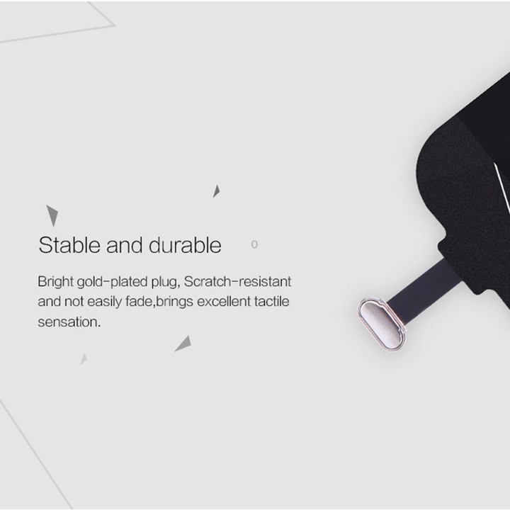 NILLKIN Magic Tag QI Standard Wireless Charging Receiver for iPhone 7 / 6s / 6 / 5S / 5, with 8 Pin Port, Length: 98mm