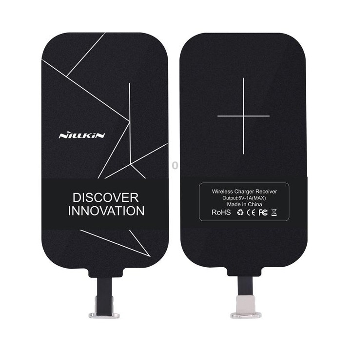 NILLKIN Magic Tag QI Standard Wireless Charging Receiver for iPhone 7 / 6s / 6 / 5S / 5, with 8 Pin Port, Length: 98mm