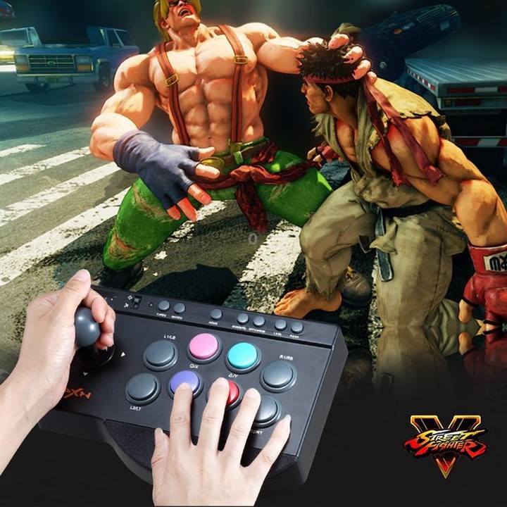 PXN PXN-0082 Gladiator Street Machine Game Handle Rocker Controller for Nintendo Switch / PC / Android System / PS3 / PS4 / Xbox