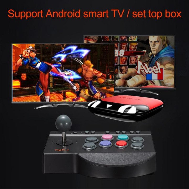 PXN PXN-0082 Gladiator Street Machine Game Handle Rocker Controller for Nintendo Switch / PC / Android System / PS3 / PS4 / Xbox